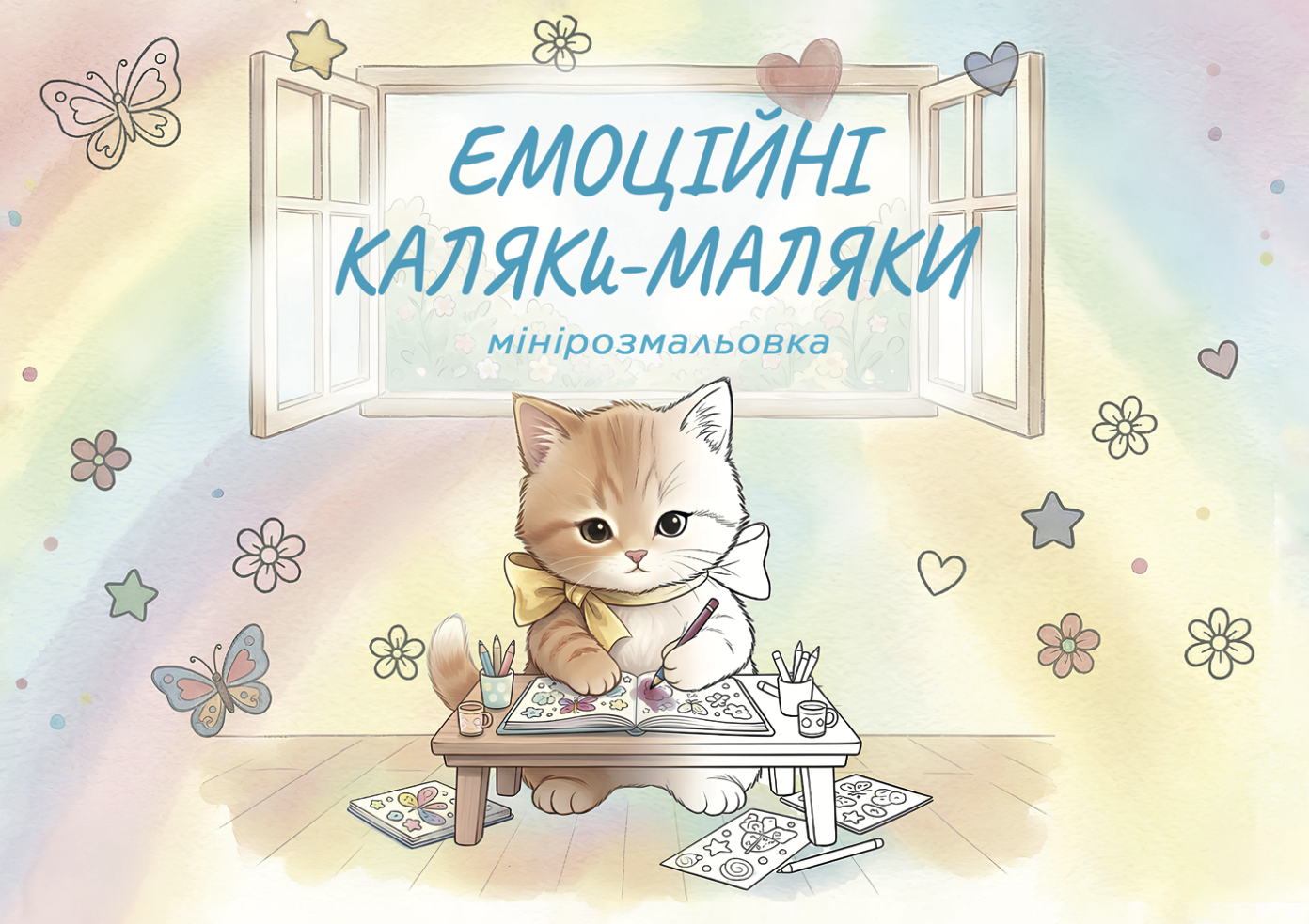 ЕМОЦІЙНІ КАЛЯКИ-МАЛЯКИ: мінірозмальовка мінірозмальовка для розвитку емоційного інтелекту дитини