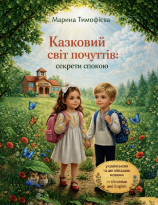 Казковий світ почуттів: секрети спокою (для розвитку емоційного інтелекту). Книга для дітей. Повнокольорове видання українською та англійською мовами